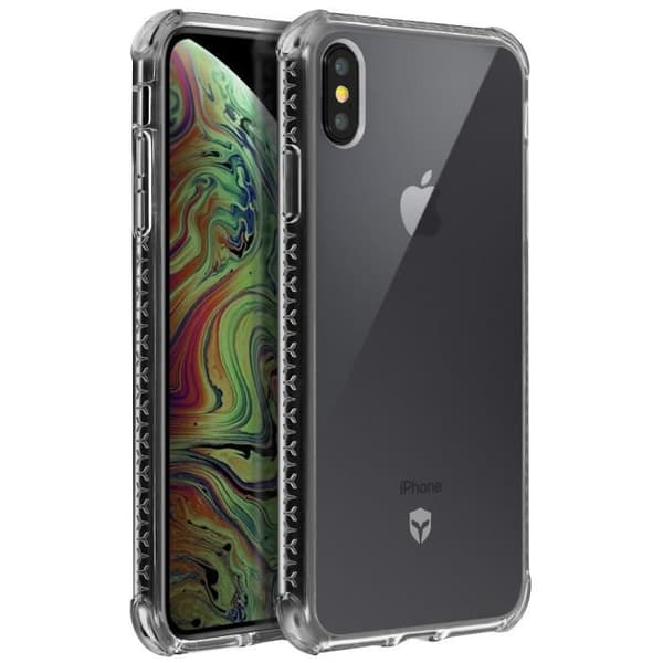 Coque iPhone XS Max - Force Case Air - Silikongel - Smäcker - Transparent - Livstidsgaranti