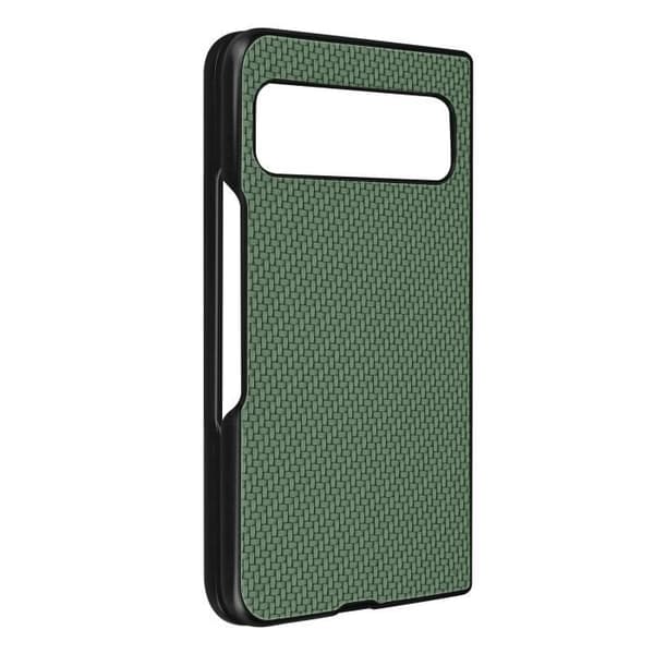 Fodral till Google Pixel Fold - AVIZAR - Carbon Style - Grön
