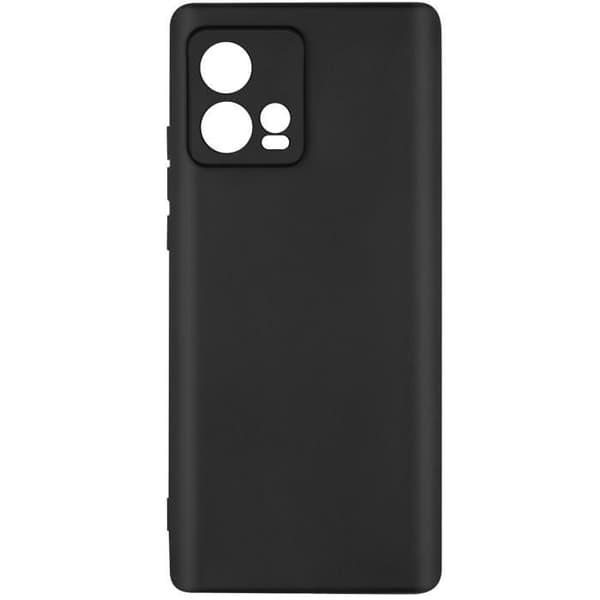 Fodral till Motorola Edge 30 Ultra Silicone Soft Touch Matte Anti-fingerprint svart