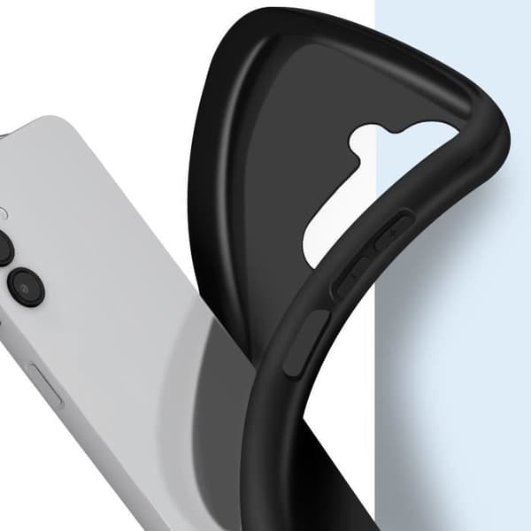 Fodral till Samsung Galaxy A14 5G och 4G - AVIZAR - Mjuk - Svart
