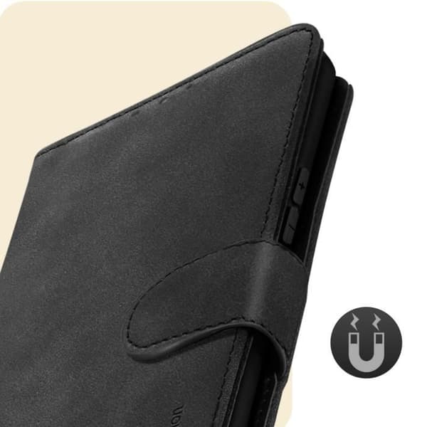Fodral till Xiaomi 13 Pro - AVIZAR - Videostöd för plånbok - Svart