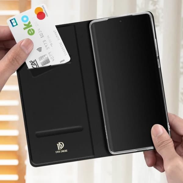 Fodral till Honor Magic 5 Lite 5G och X9a - DUX DUCIS - Svart - Korthållare Videosupport