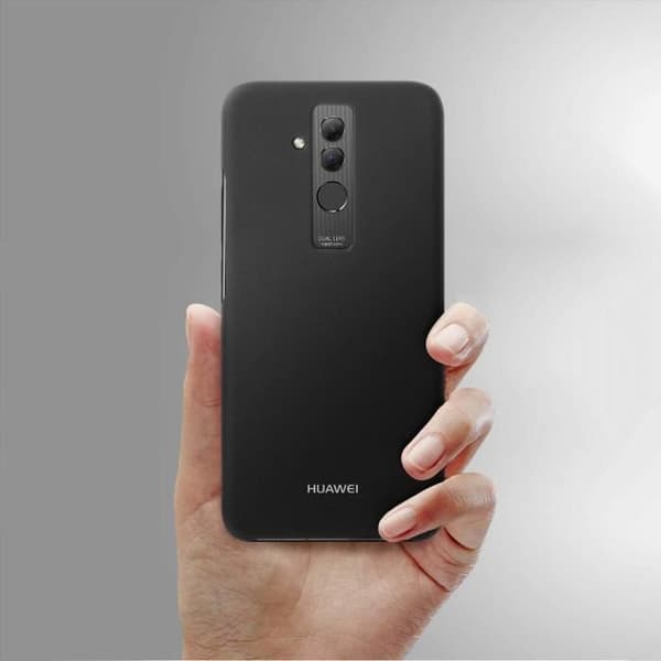Skydd - Huawei - Mate 20 Lite - Hård skydd - Blank yta - Svart