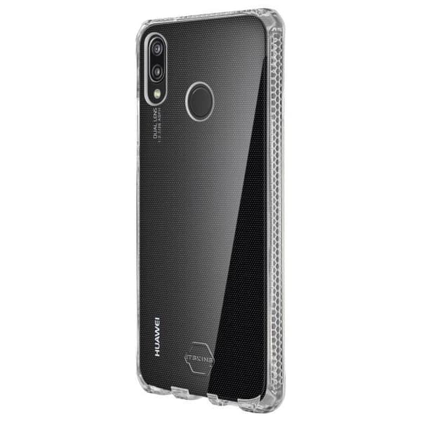 ITSkins Spectrum Shockproof Fodral för Huawei P20 Lite - Vit - Mjuk - 360° skydd - Transparent