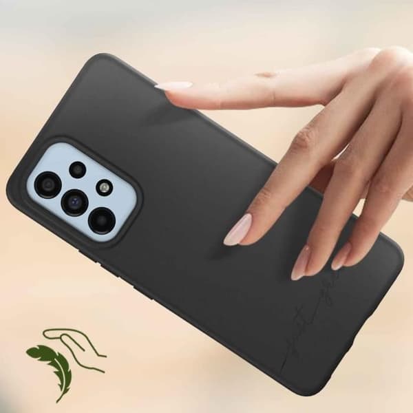 Fodral till Samsung Galaxy A53 - JUST GREEN - Svart - Ekologisk - Biologiskt nedbrytbar - Komposterbar