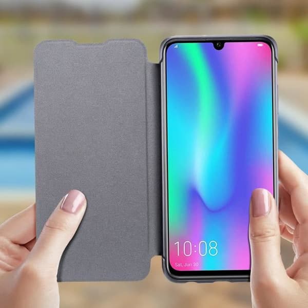 Housse - HONOR - Honor 10 Lite - Flip-fodral - Stötsäker - Svart