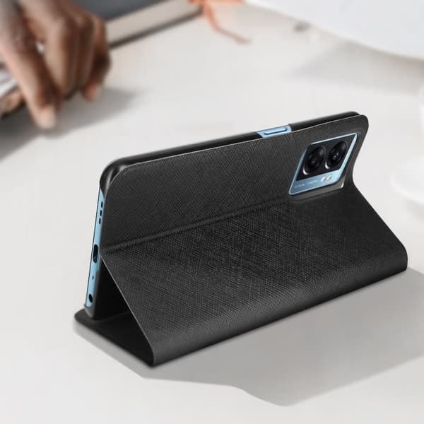 Oppo A77 och Realme Narzo 50 5G Fodral - BIGBEN - Video Support Card Holder - Svart