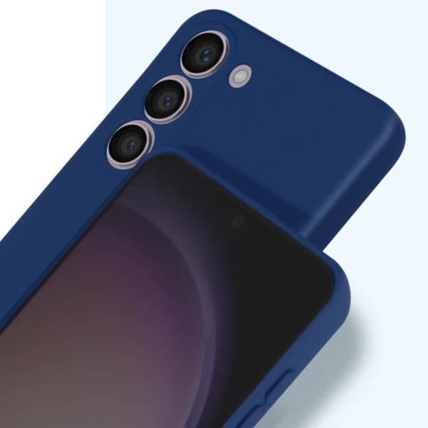 Fodral till Samsung Galaxy S23 - ROAR - Färgglad Jelly - Anti-Fingerprint Matt Finish - Blå