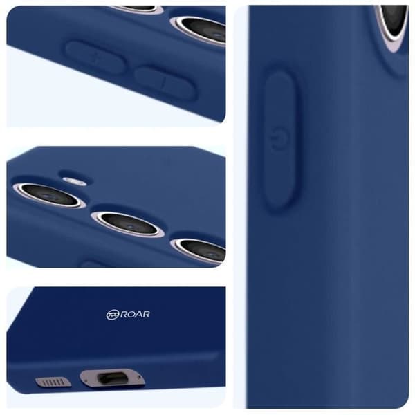 Fodral till Samsung Galaxy S23 - ROAR - Färgglad Jelly - Anti-Fingerprint Matt Finish - Blå