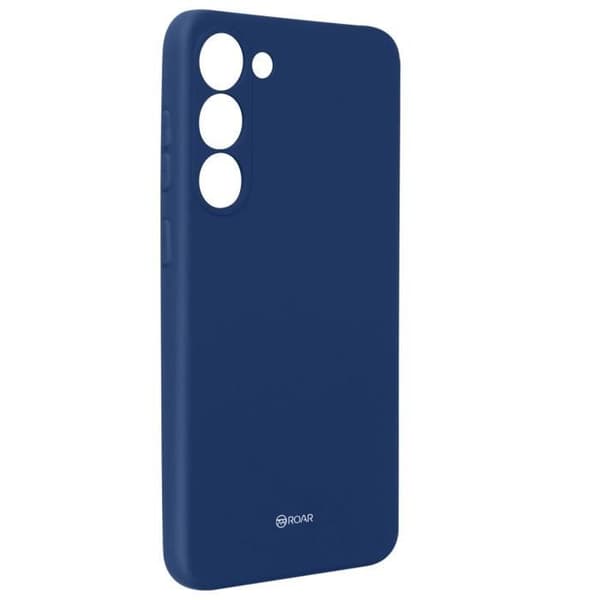Fodral till Samsung Galaxy S23 - ROAR - Färgglad Jelly - Anti-Fingerprint Matt Finish - Blå