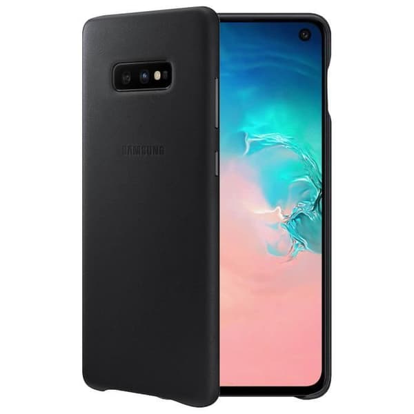 Skal - Samsung - Galaxy S10e - Läder - Stötabsorberande - Kompatibel med Qi-laddning
