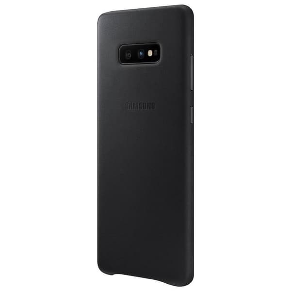 Skal - Samsung - Galaxy S10e - Läder - Stötabsorberande - Kompatibel med Qi-laddning