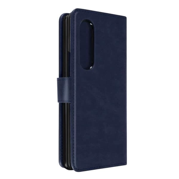 Samsung Galaxy Z Fold 3 Plånbok Magnetic Tab Cover midnattsblå