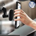 Miniatyrbild 3 av 4: Vivo Y76 5G Fodral Bi-material Metal Ring Video Support svart