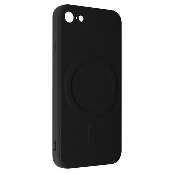 Magsafe fodral iPhone 7, 8 och iPhone SE 2020, 2022 Soft Silicone Mag Cover svart