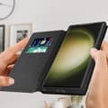 Miniatyrbild 3 av 4: Fodral till Samsung Galaxy S23 Ultra - AVIZAR - Flip Card Hållare Video Support - Svart