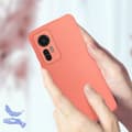 Miniatyrbild 4 av 4: AVIZAR Skyddsfodral för Xiaomi 12 Lite - Halvstyv silikon - Mjuk mjuk yta - Rosa