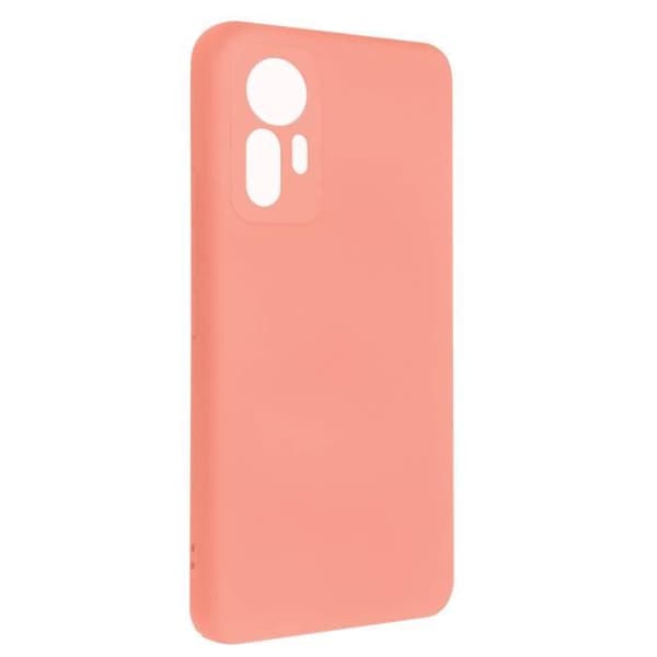AVIZAR Skyddsfodral för Xiaomi 12 Lite - Halvstyv silikon - Mjuk mjuk yta - Rosa