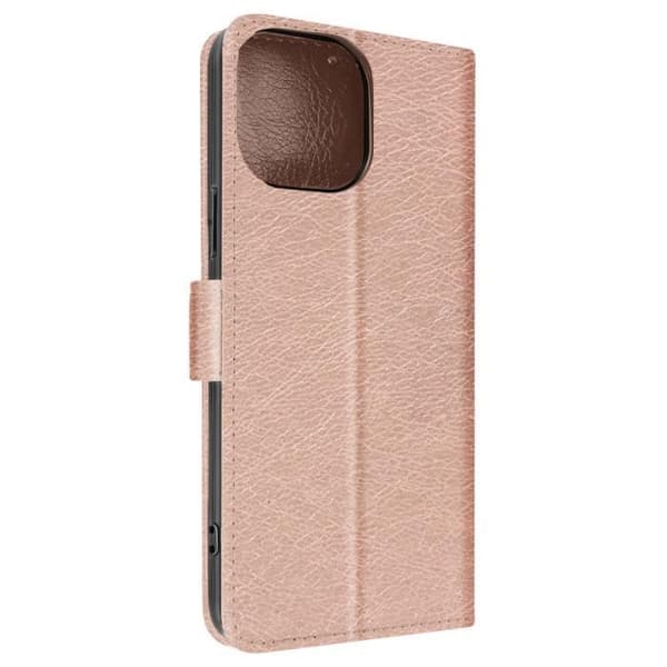 iPhone 14 Pro Plånboksfodral Video Support Funktion Rose Gold