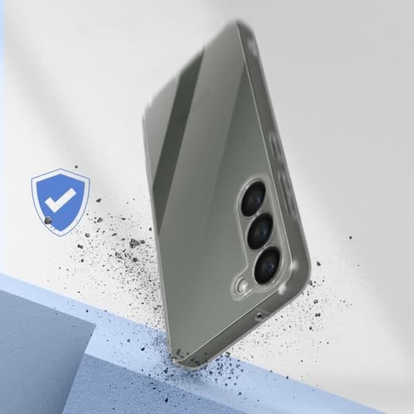 AVIZAR Skyddsfodral till Samsung Galaxy S23 - Mjuk - Vit - Genomskinlig