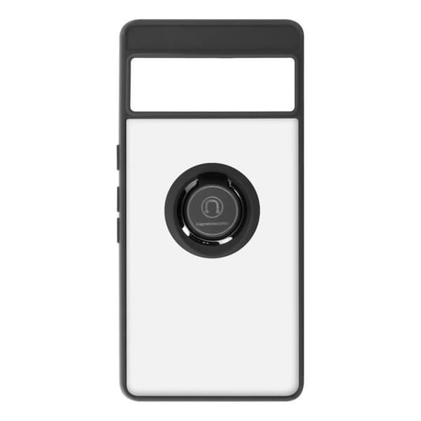Skyddshölje AVIZAR för Google Pixel 7 - Bi-material - Metallring för videostöd - Svart