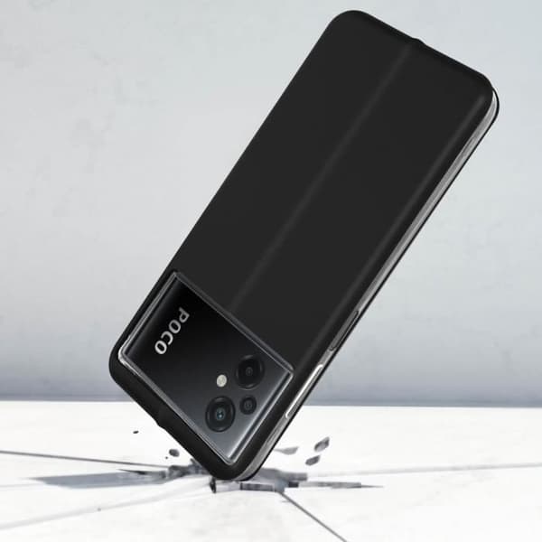 Fodral till Xiaomi Poco M5 - AVIZAR - Korthållare, Videostöd, Svart