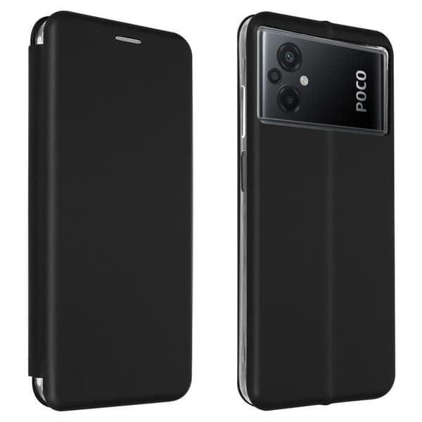 Fodral till Xiaomi Poco M5 - AVIZAR - Korthållare, Videostöd, Svart