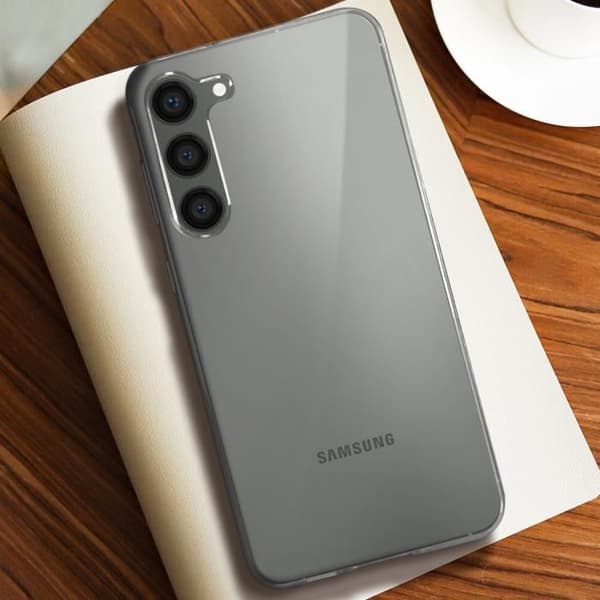 Fodral till Samsung Galaxy S23 Plus - AVIZAR - Mjuk - Genomskinlig - Ultratunn