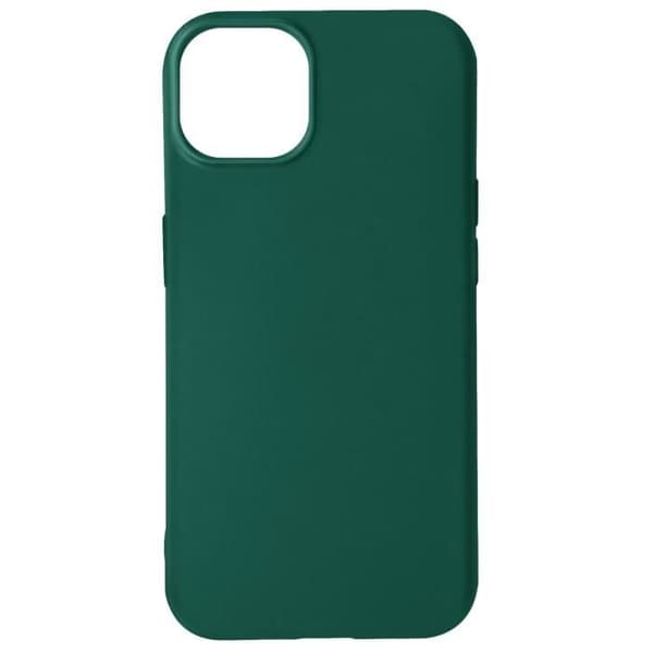 Apple iPhone 14 Silikonfodral Flexibel Matt Finish Anti-fingeravtryck mörkgrön