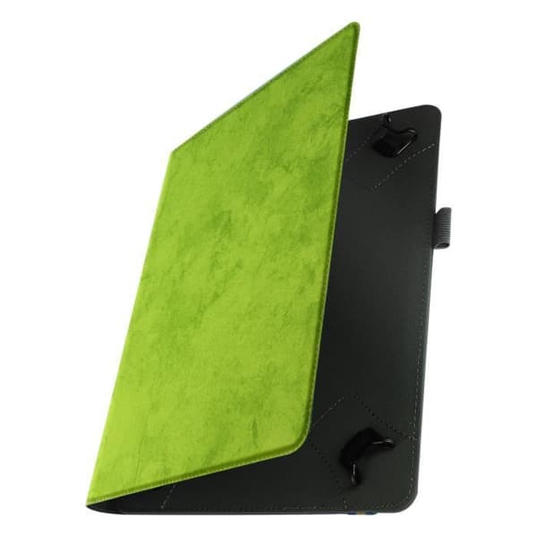 Universal 10-tums tabletfodral läderimitation Marmor Design Grön videostöd