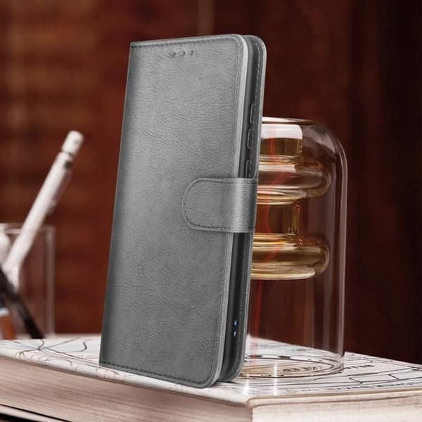 Xiaomi Redmi 10A Fodral - AVIZAR - Plånboksfodral - Videostödfunktion - Grå