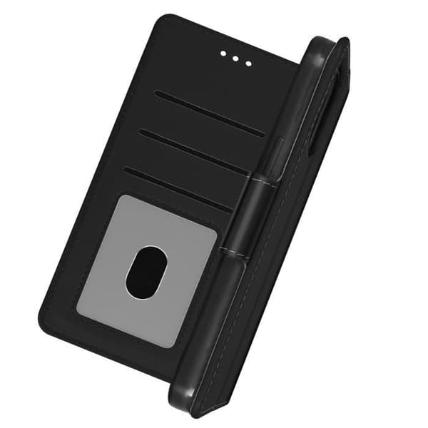AVIZAR iPhone 13 Mini Plånboksfodral med flera fack - Svart - Hårt skal - Stativfunktion