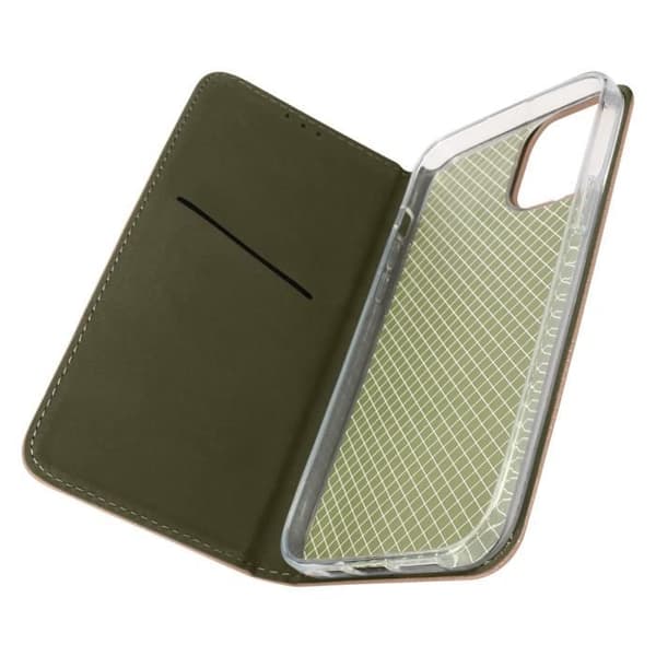 iPhone 14 Fodral Magnetisk flipkorthållare Stödfunktion roséguld