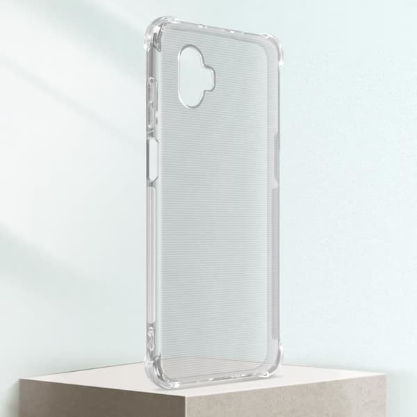 Fodral - AVIZAR - Samsung Galaxy Xcover 6 Pro - Silikongel - Förstärkta hörn - Genomskinlig