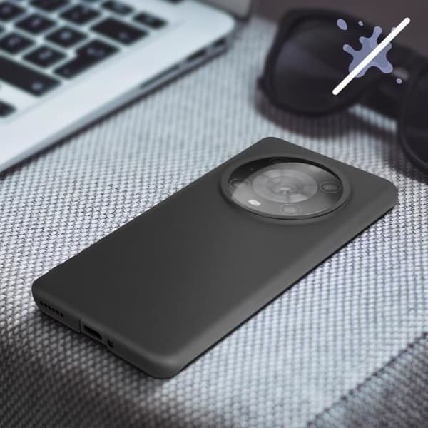 Honor Magic4 Pro-fodral med kameraglas Anti-fingerprint Ultratunn Second Skin Black