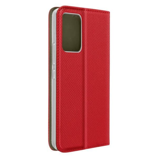 Xiaomi 12 Lite Fodral - AVIZAR - Magnetisk flipkorthållare - Röd - Stativfunktion