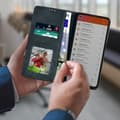 Miniatyrbild 4 av 4: Oppo Reno 8 Lite 5G Flip Wallet Fodral Video Support Funktion midnattsblå