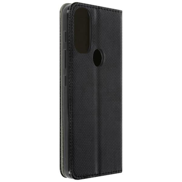 AVIZAR Fodral till Motorola Moto G71 5G - Svart - Magnetisk flipkorthållare Stativfunktion