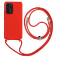 Miniatyrbild 1 av 4: Coque - AVIZAR - Samsung Galaxy A33 5G - Semi-rigida - Justerbar snodd 80cm - Röd