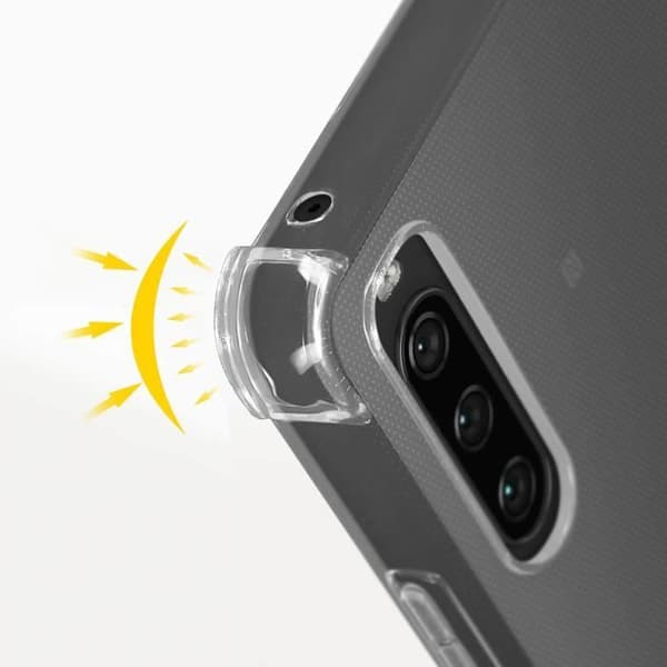 Sony Xperia 10 IV Skyddsfodral - AVIZAR - Silikongel - Förstärkta hörn - Genomskinlig
