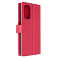 Miniatyrbild 2 av 4: Motorola Moto G52 och G82 Fodral Flip Wallet Video Support Handledsrem Fuschia
