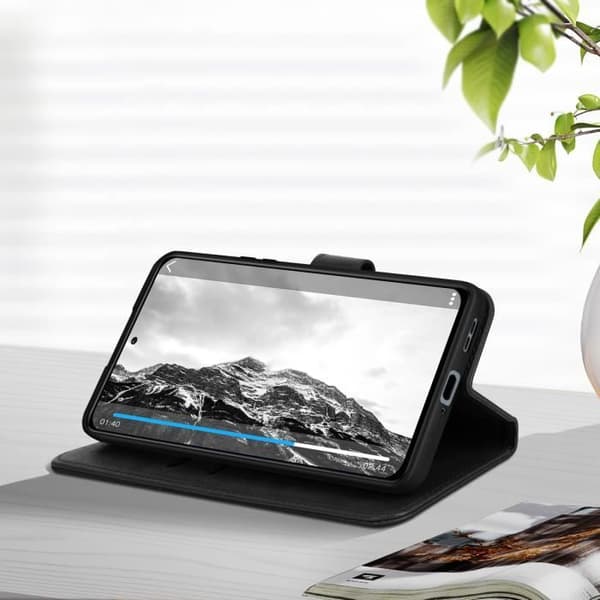 Xiaomi Poco F4 5G Fodral - AVIZAR - Chesterfield - Videostödfunktion - Svart