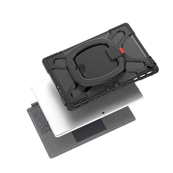 Coque Microsoft Surface Pro 8 - AVIZAR - Multilager - Multifunktionell handtag - Svart