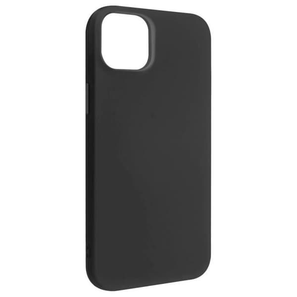 iPhone 14 fodral Halvstyv Soft-touch Fin svart