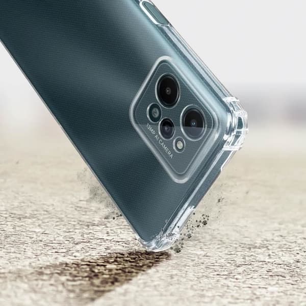 Realme C31 skyddsfodral - AVIZAR - Soft Gel Silikon - Förstärkta hörn - Transparent