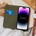 Miniatyrbild 3 av 4: iPhone 14 Pro Max Fodral Magnetic Flip Korthållare Stativ Funktion svart