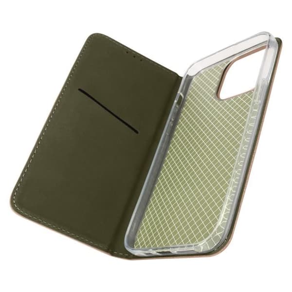 AVIZAR iPhone 14 Pro Max Fodral - Magnetic Flip - Korthållare - Stativ - Rose Gold