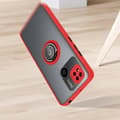 Miniatyrbild 4 av 4: Xiaomi Redmi 10A Bi-material fodral Metallring Videostöd röd