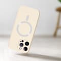 Miniatyrbild 3 av 4: iPhone 14 Pro-fodral kompatibelt Magsafe Semi Rigid Soft-Touch White