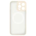 Miniatyrbild 2 av 4: iPhone 14 Pro-fodral kompatibelt Magsafe Semi Rigid Soft-Touch White